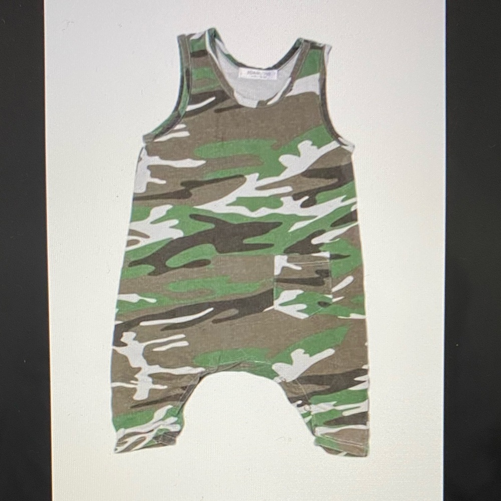 Joah Love camo coverall